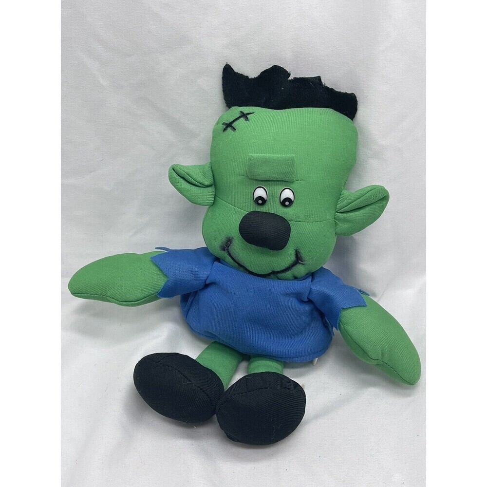 Vintage Halloween Frankenstein Plush Stuffed Animal Toy 11”